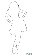 silhouette Printable Coloring Nplooj Ntawv